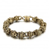 Cool rock titanium men's bracelet