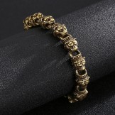 Cool rock titanium men's bracelet