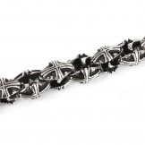  Cross titanium bracelet for men