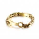  Fashion wrench emperor chain men's titanium bracelet