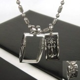 Man Exclusive Cross Titanium Steel necklace Gift-New