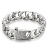  Fashion highlights hip-hop men's titanium all steel color bracelet