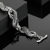  Cool Men's Titanium Dragon Bracelet