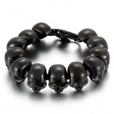  Tide men's fashion titanium bracelets for boys skull bracelets