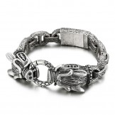chic style bracelet titanium wild boar bracelet for men
