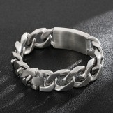  Men's titanium bracelets chic rock bracelets accessories