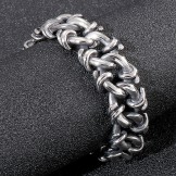 Exaggerated titanium men's bracelet hand jewelry
