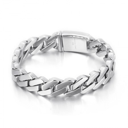 chic style titanium bracelet for men