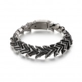  Cool exaggerated chic titanium men's bracelet