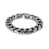  Cool exaggerated chic titanium men's bracelet