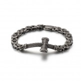 cheap titanium cross bracelet for men