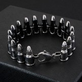  chic Gothic Rock Accessories Men's Bullet Bracelets