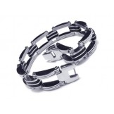 Men's Boys Silver Pure Titanium Bracelet Charm Bangle