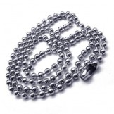 Men Black Silver Robot Pure Titanium Pendant Necklace 
