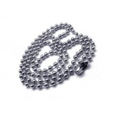 Black Pure Titanium Maple Leaf Pendant Necklace Chain
