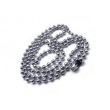 Men's Silver Pure Titanium Pendant Necklace Chain (New)