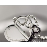 We go togather for love - Titanium jewelry necklace