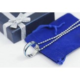 Classical Korean Ring Pendant and Titanium Necklace