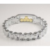 Mens Titanium Diamond Bracelets