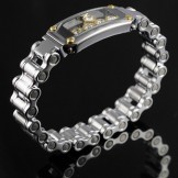 Mens Titanium Diamond Bracelets