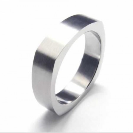 5mm Unisex Pure Titanium Ring