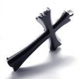 New Style Cross Titanium Pendant (Black) 18811