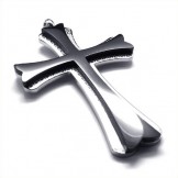 New Style Cross Titanium Pendant (Black) 18811