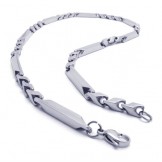 22.0 inch Titanium Silver Necklace 17349