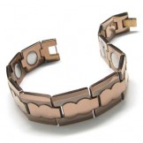 Tungsten Carbide 13mm Wide Brown Chunky Mens Bracelet 15990
