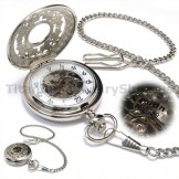 Quality Goods Antique Pierced Automatic Pocket Wacthes 08553