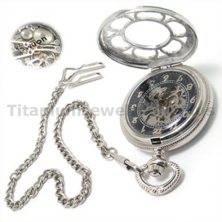 Quality Goods Pierced Automatic Pocket Watches 12026
