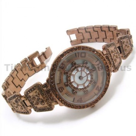 Coffee-gold Quality Goods Fashion Watches 14644