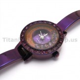 Gold Purple Quality Goods Bracelet Wacthes 18844