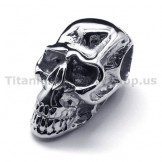 Pure Titanium Skull Design Pendant - Free Chain 16453