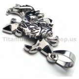 Pure Titanium Two Layer Cross Pendant - Free Chain 17486