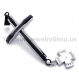 Separable Cross Titanium Pendant - Free Chain 19303