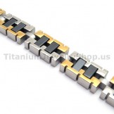Mens Titanium Bracelet 18507