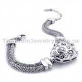 Womens Titanium Bracelet with Diamonds 19350