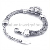 Womens Titanium Bracelet with Diamonds 19350
