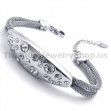 Womens Titanium Bracelet with Diamonds 19353