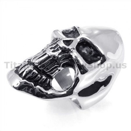 Titanium Skull Ring 19226