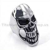 Titanium Skull Ring 19226