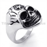 Titanium Skull Ring 19229