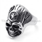 Titanium Skull Ring 19229