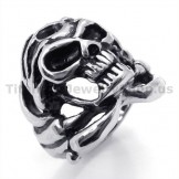 Titanium Skull Ring 19234