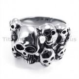 Skull Titanium Ring 19237
