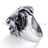 Lion Titanium Ring 19245