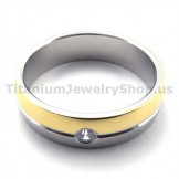 Titanium Ring with Diamond 19281