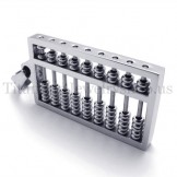 Silver abacus titanium pendant 19950