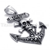 Anchor of pirate ship titanium pendant 20116